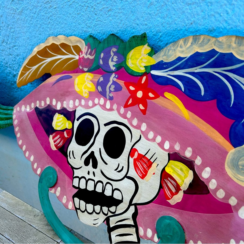 Día de Muertos metal art